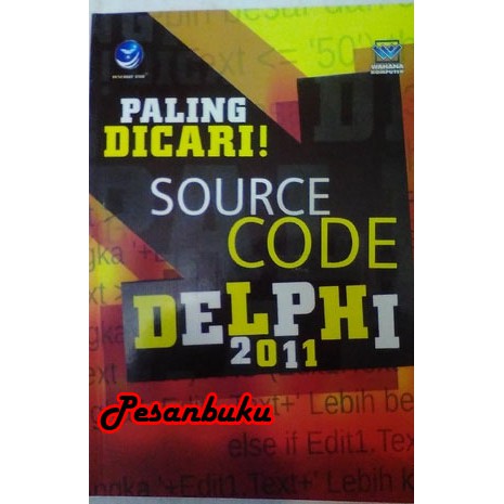 Jual Buku Paling Dicari! Source Code Delphi 2011 Wahana | Shopee Indonesia