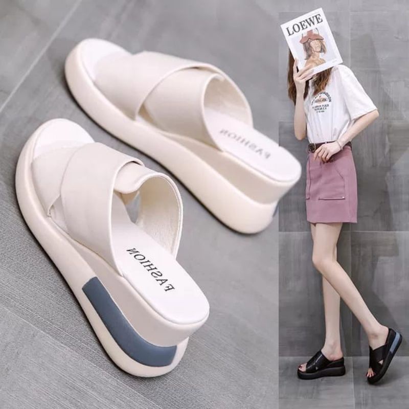 Sandal wedges di on sale shopee