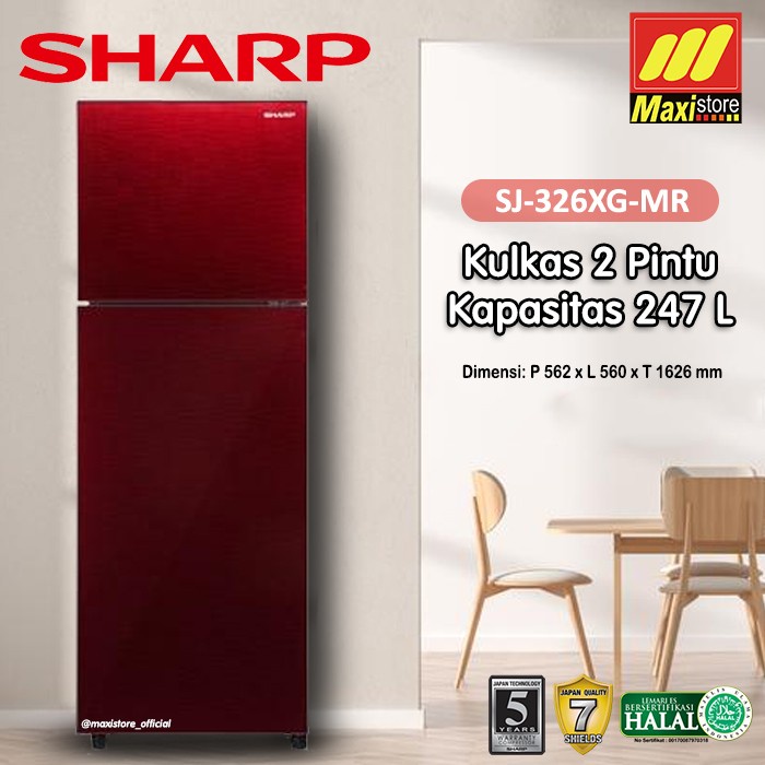 Jual Sharp Sj Xg Mr Ms Kulkas Pintu L Garansi Resmi