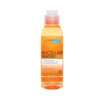 Purbasari Clean Face Micellar Water 3in1 Oily Skin Normal Yuzu Vitamin C Rose Glow Sakura White