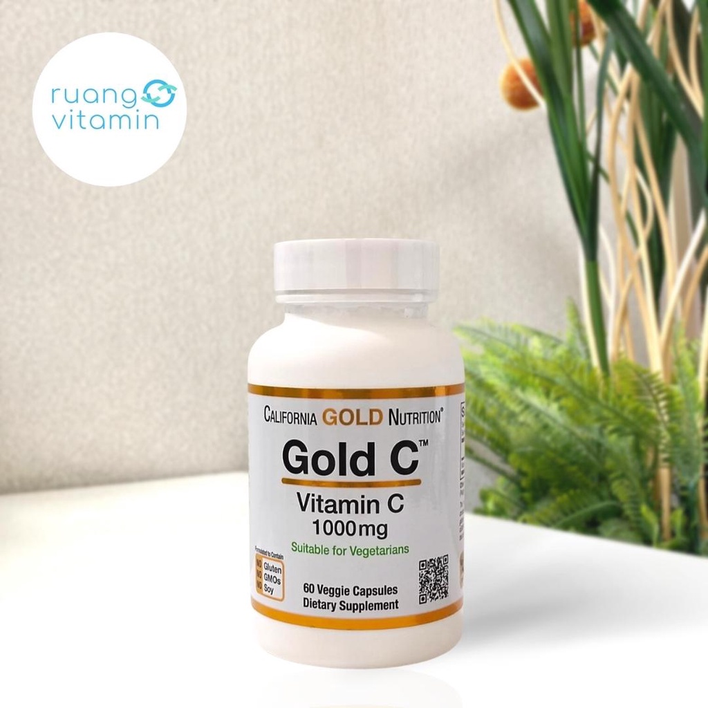 Jual CALIFORNIA GOLD NUTRITION Gold C Vitamin C 1000mg (60 veg capsules ...