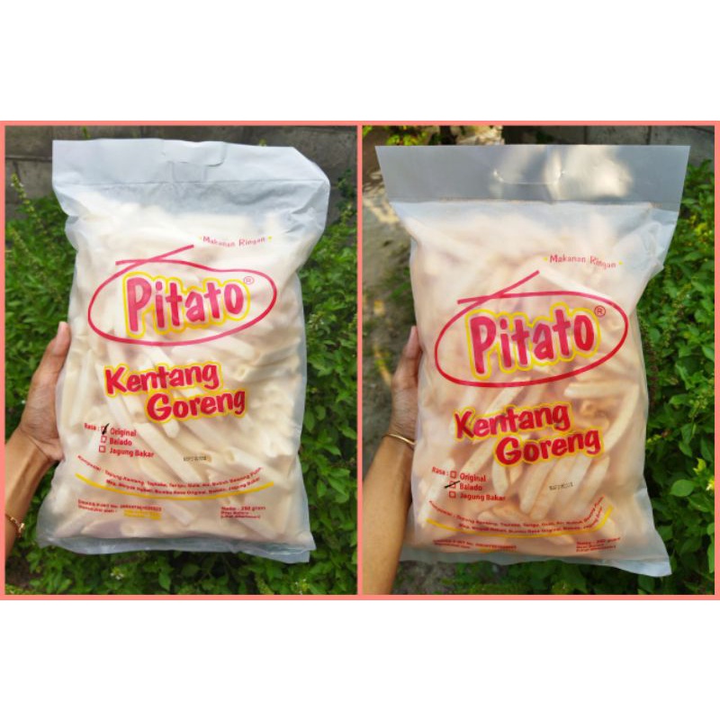 Jual Potato Original Potato Balado Potato Jagung Bakar 250gr Shopee Indonesia 8093