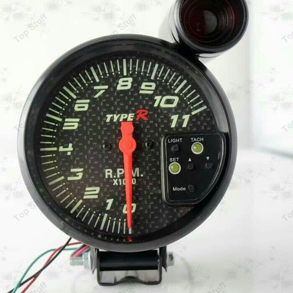 Jual Tachometer Type R 7 Warna Layar Hitam Carbon Aksesoris Mobil ...