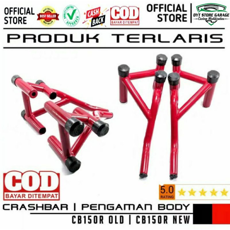 Jual Tubular crashbar Honda Cb150r Pelindung body mesin Cb150r