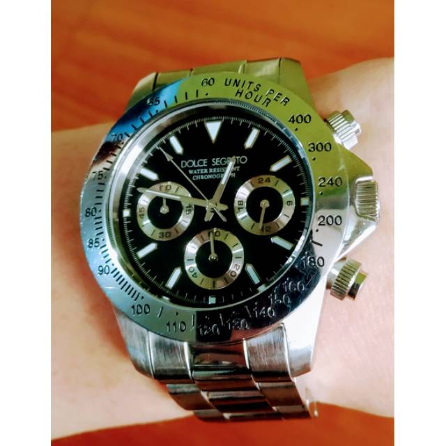 DOLCE SEGRETO TACHYMETRE Dolce Segreto jam tangan pria Chronograph