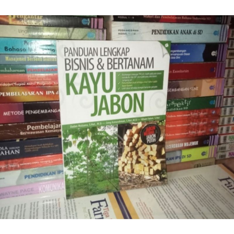 Jual Buku Ori Panduan Lengkap Bisnis Bertanam Kayu Jabon Shopee