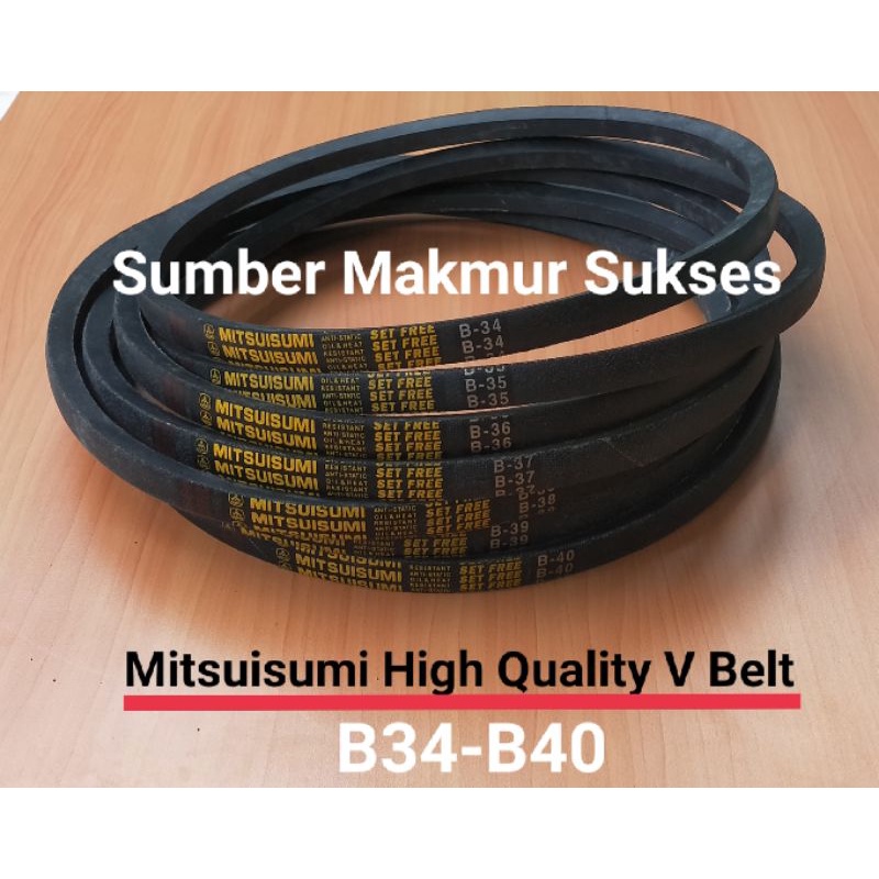 Jual V BELT VANBELT B34 B35 B36 B37 B38 B39 B40 MITSUISUMI A CLASS ...