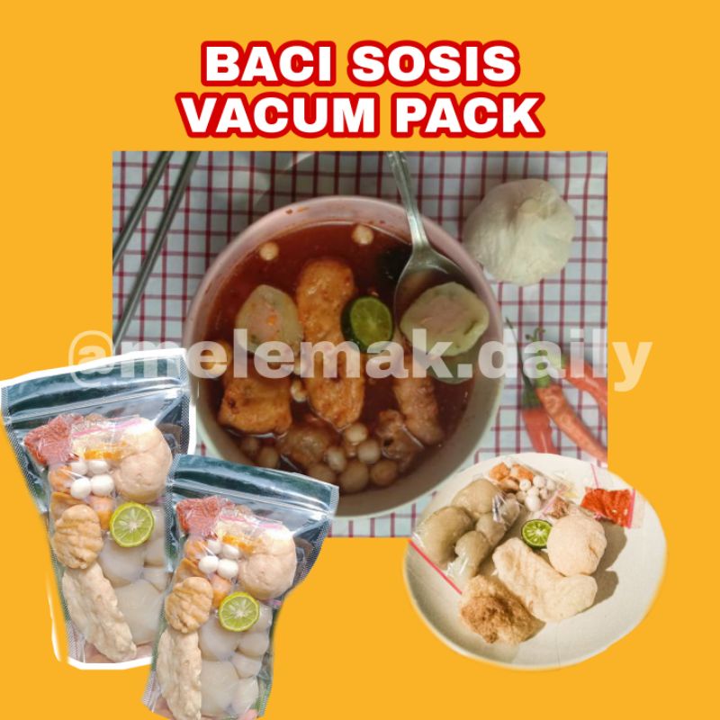 Jual Bakso Aci Isi Sosis Kemasan Vacum Bakso Aci Jumbo Bakso Aci