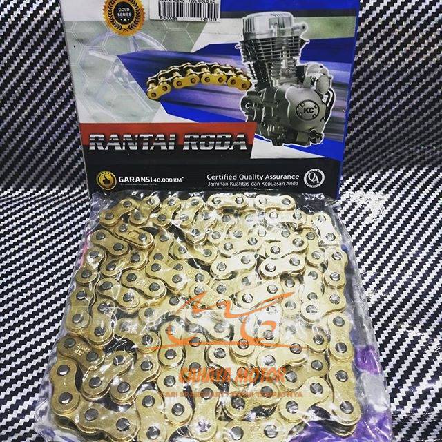 Jual Rantai Roda Gold 428HG 110L 112L 120L 124L 128L 140L KC Racing ...