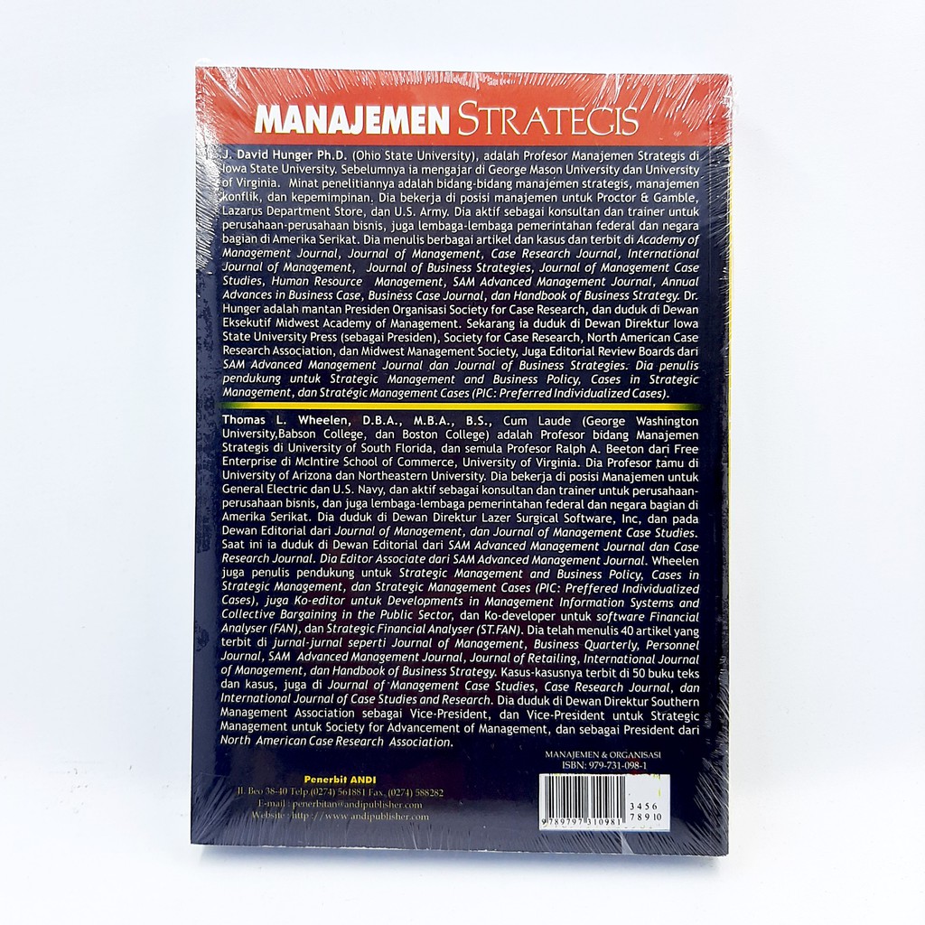 Jual Manajemen Strategis - J. David Hunger | Shopee Indonesia