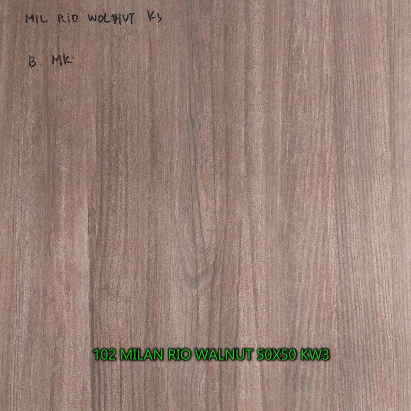 Jual Keramik Lantai (Suface)/ MILAN RIO WALNUT 50X50 KW3/ 102 | Shopee ...