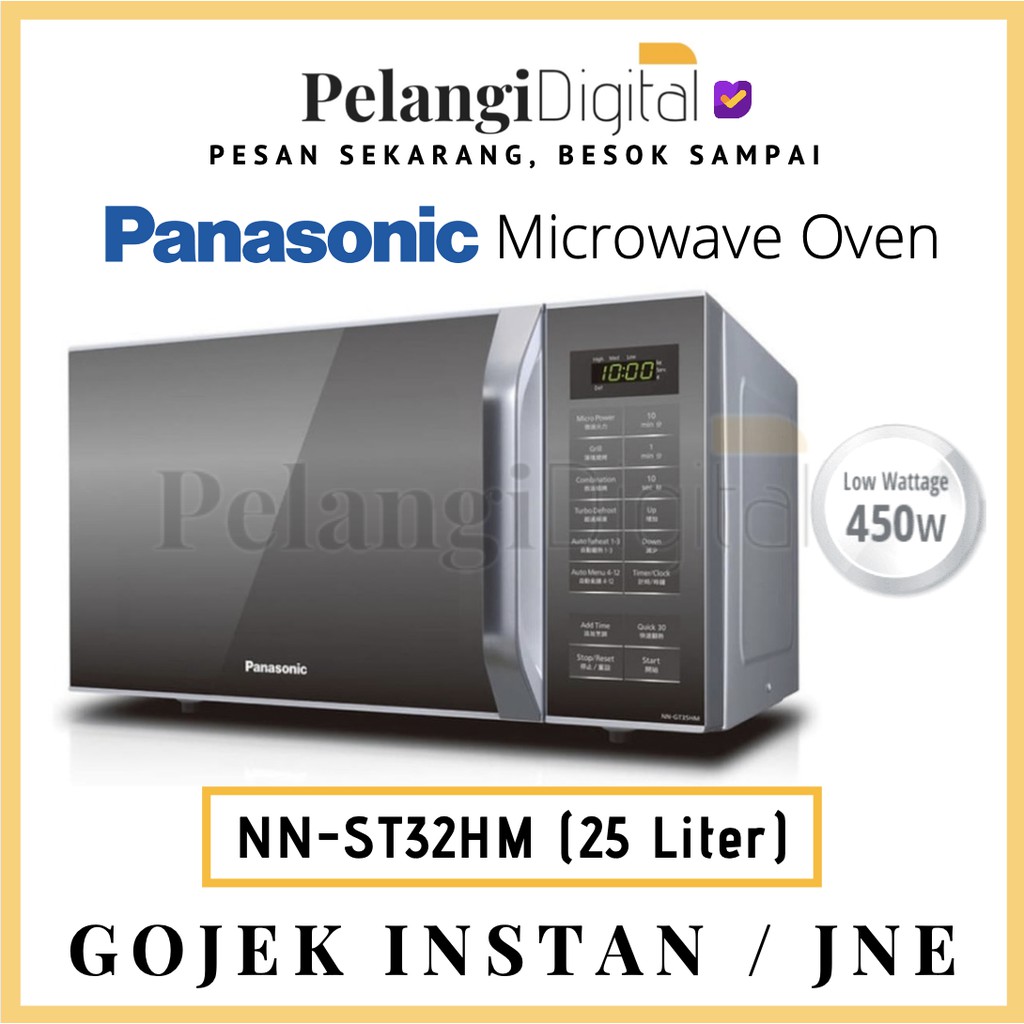 Jual Panasonic Microwave LOW WATT 25 Liter 450Watt NNST32HMTTE