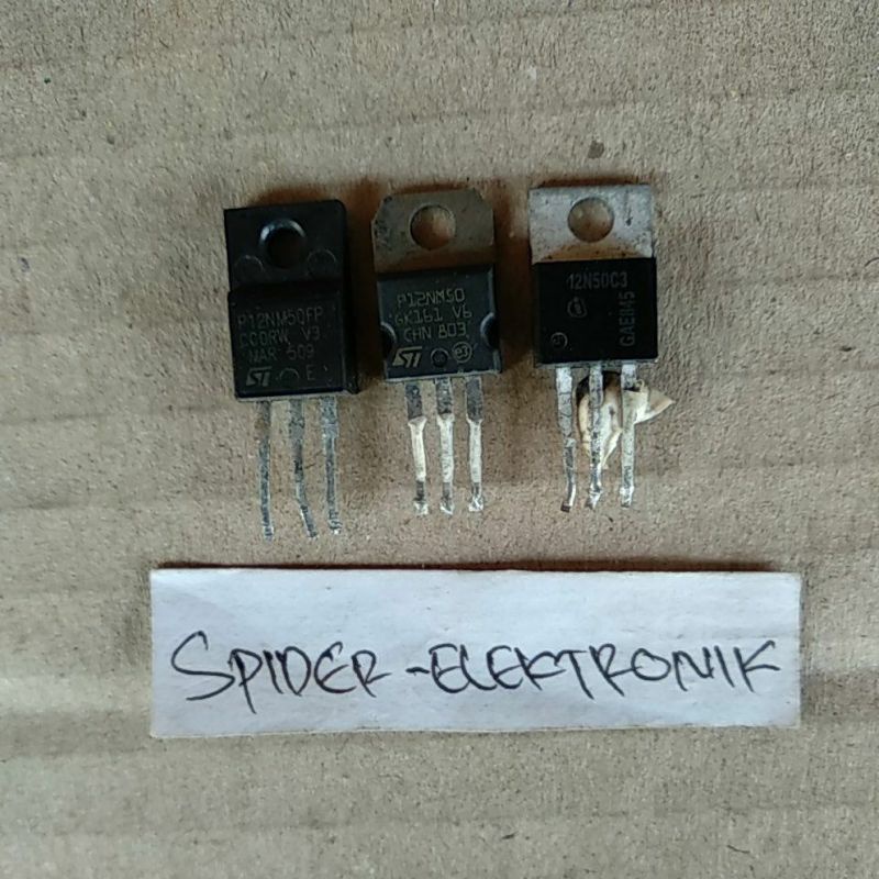 Jual Mosfet P12NM50 P12NM50FP 12N50C3 12a 500v-550v | Shopee Indonesia