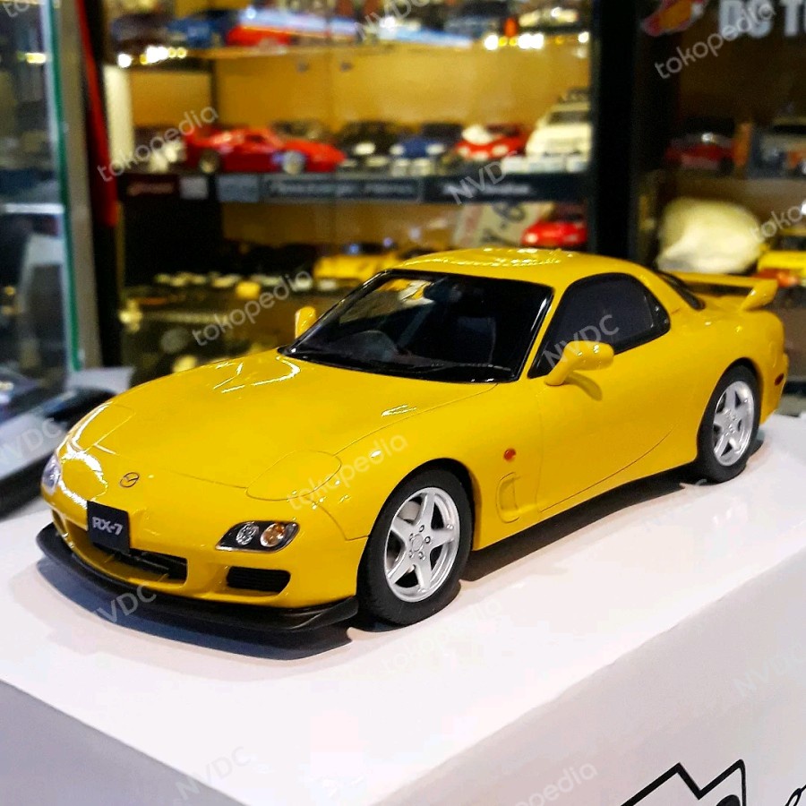 Jual 1/18 Mazda RX7 FD3S Yellow By Ottomobile Resin Limited | Shopee ...