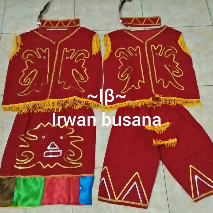 Jual Anak-Nasional-Adat-Pakaian- Baju Adat Kalimantan/Dayak Anak Laki ...