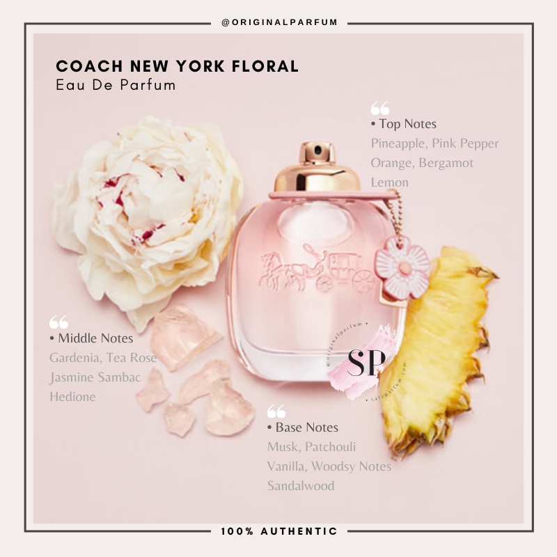 Jual Coach New York FLORAL Eau de Parfum original Shopee Indonesia