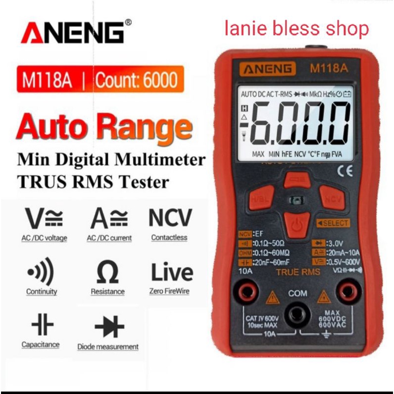 Jual multimeter digital LCD.multitester.amperemeter volt meter ohmmeter ...