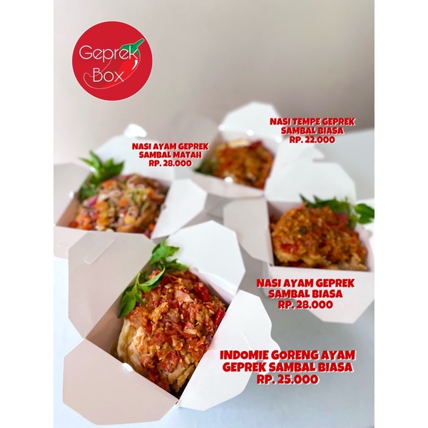 Jual Ayam Geprek Box Mie Nasi Shopee Indonesia