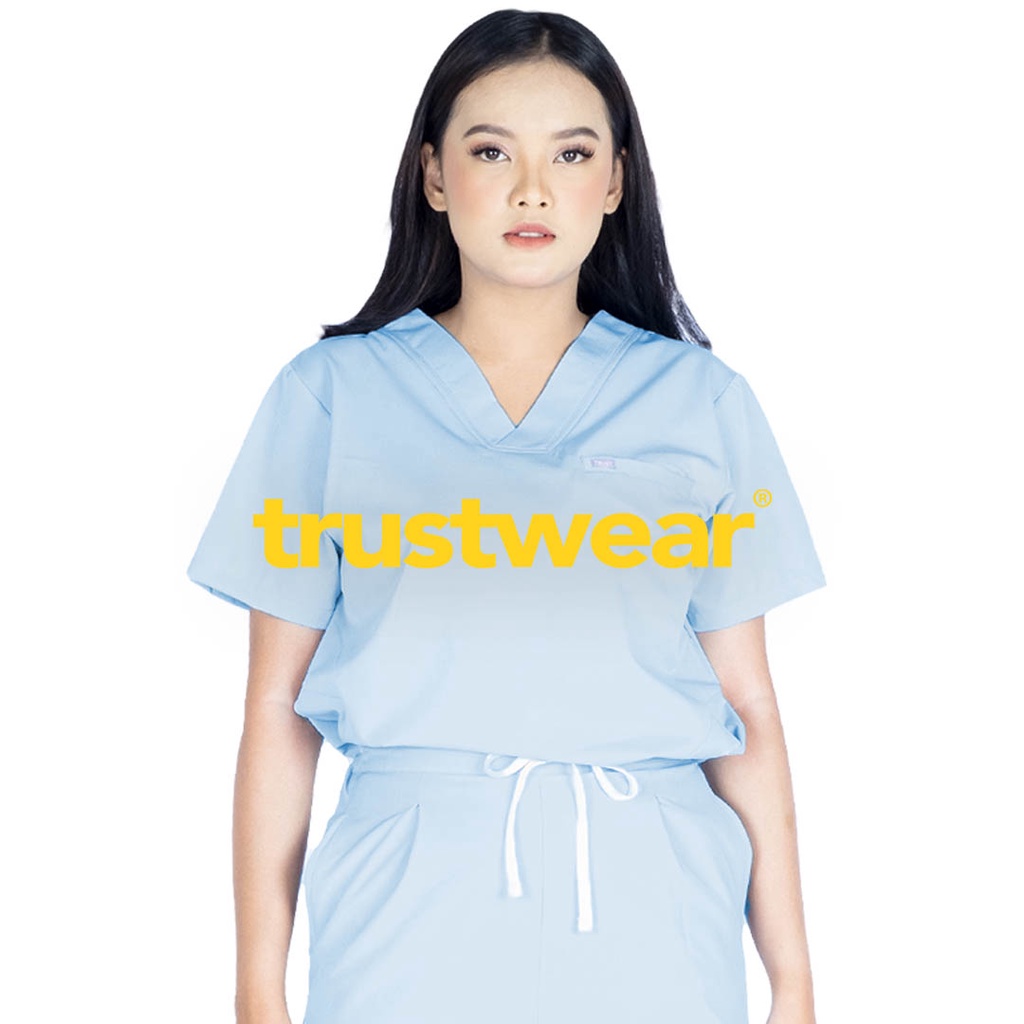 Jual [scrubs Javier] Doctor`s Scrub Set Baju Celana Jaga Oka Ok Perawat