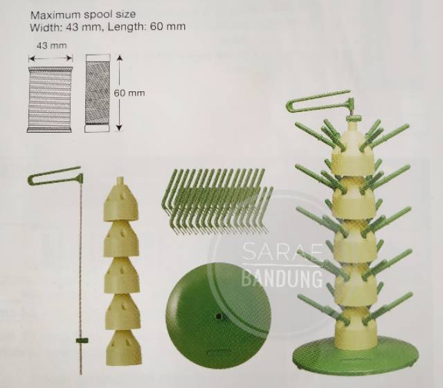 Jual Clover Stack n Stitch Thread Tower | Shopee Indonesia