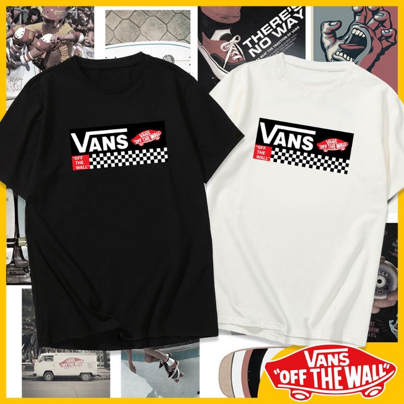 Kaos vans off shop the wall original