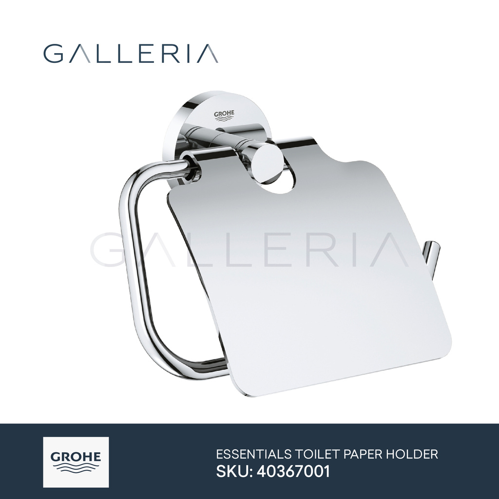 Jual Grohe Essential Toilet Paper Holder 40367001 / Grohe Tempat Tisu ...