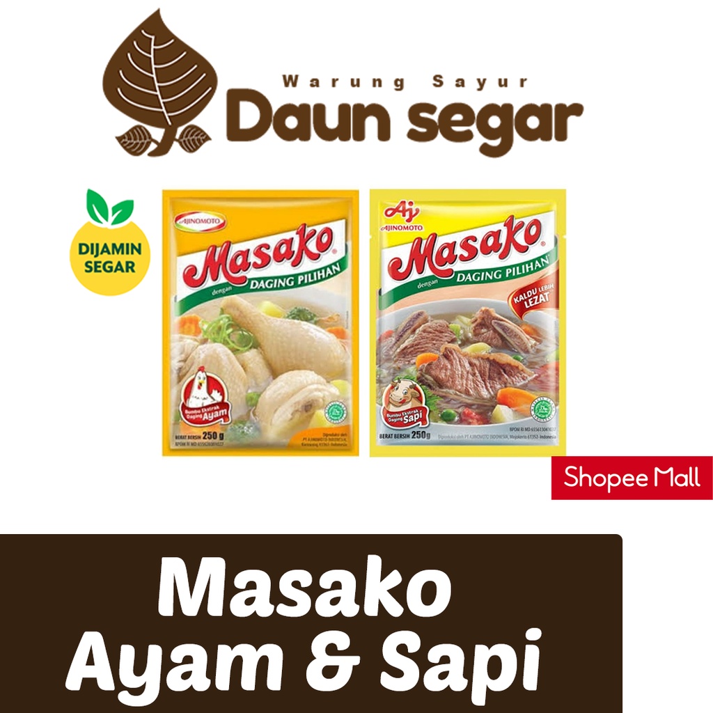 Jual Masako Ayam Masako sapi Masako Renceng Ayam 1 kg sapi 1kg 500gram ...