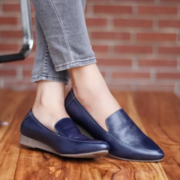 GRANDABLE ANDERSON Sepatu Formal Kerja Flat Casual Slip On Kulit Asli Wanita