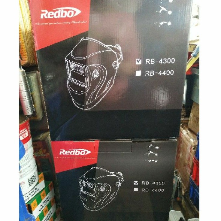 Jual Helm Las Otomatis Redbo Rb Topeng Las Kedok Las Auto Shopee