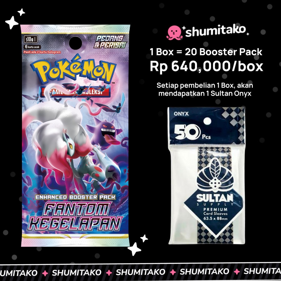 Jual Kartu Pokemon TCG Indonesia Fantom Kegelapan S10a Booster Box ...
