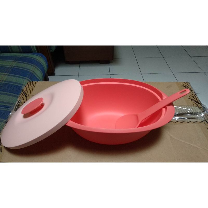 Jual Tupperware Bloomia Rice Server Peach | Shopee Indonesia