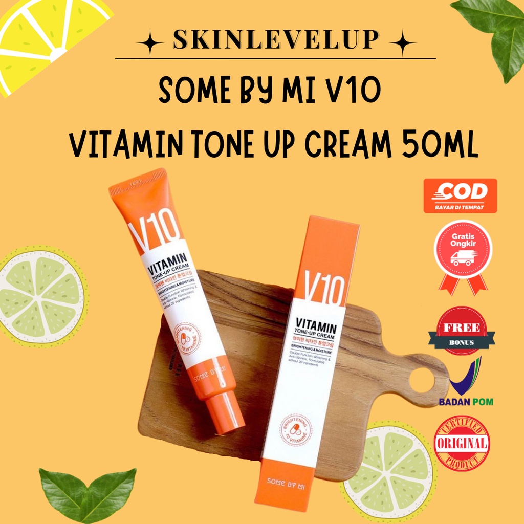 Jual Some by Mi somebymi V10 Vitamin Tone Up Cream 50ml Shopee Indonesia