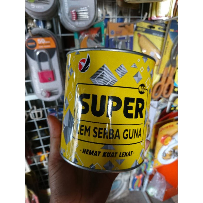 Jual Lem Super Serbaguna Lem Kuning Lem Rajawali Kemasan Kaleng 600