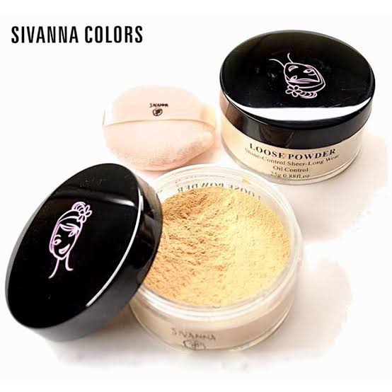 Jual Sivanna Colors Loose Powder Shine-Control Sheer-Long Wear Oil