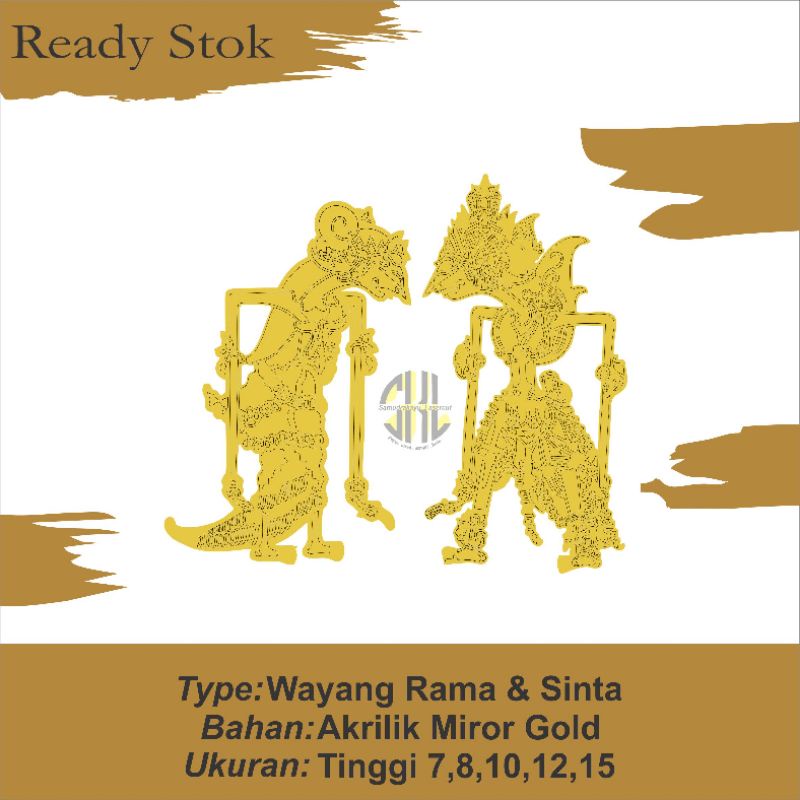 Jual RAMA SHINTA, Bahan Akrilik Miror Gold | Shopee Indonesia