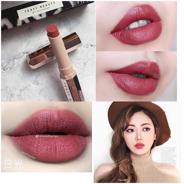 Jual Fenty Beauty Mattemoiselle Plush Matte Lipstick shade Spanked Shopee Indonesia