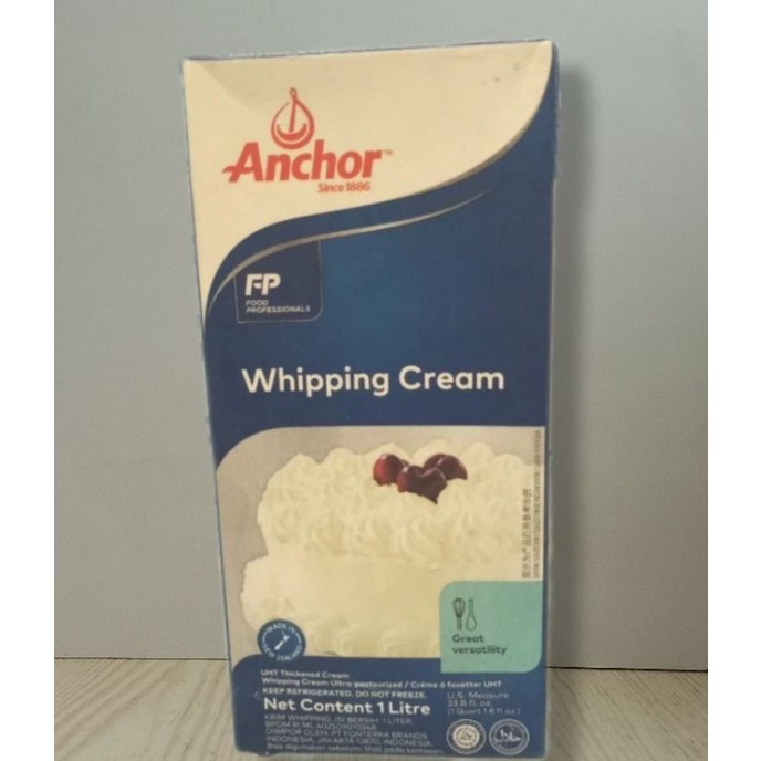 Crème à fouetter - ANCHOR - 1 l