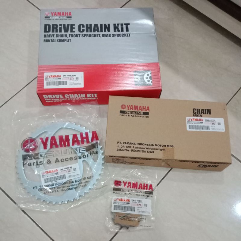 Jual GEAR GIR RANTAI SET 2PK R15 R 15 V2 LAMA OLD XABRE ORIGINAL ORI ...