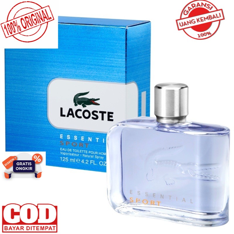 Jual PARFUM ORIGINAL EROPA Lacoste Essential Sport for men EDT 125ml PARFUME PRIA Shopee Indonesia