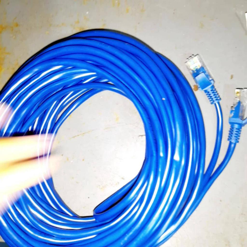 Jual G300 KABEL LAN RJ45 20 METER CAT5 UTP INTERNET WIFI HOTSPOT ...