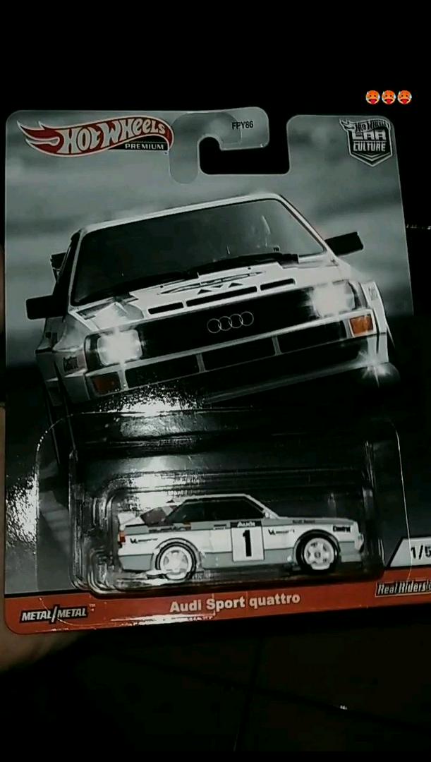 HOT WHEELS CAR CULTURE THRILL RIDERS 1/64 SCALE AUDI SPORT QUATTRO