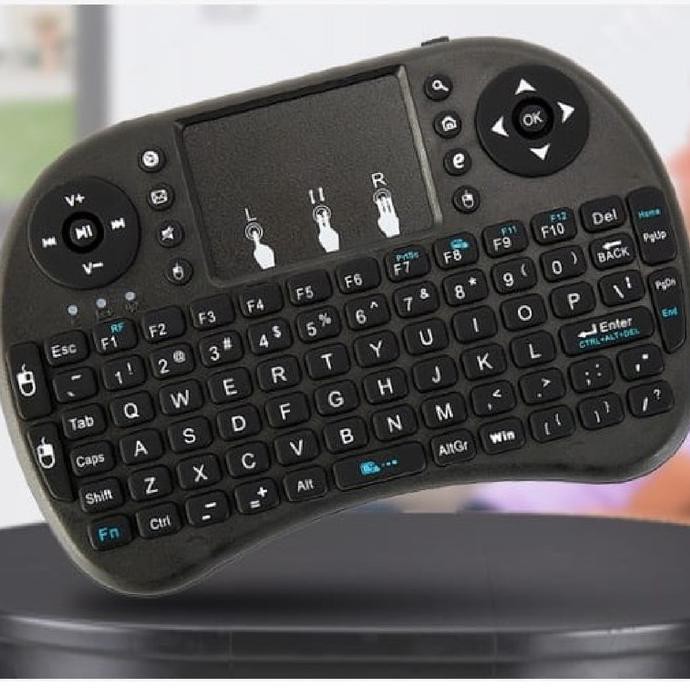 Jual Keyboard Wireless 2.4GHz dengan Touch Pad & Fungsi Mouse Shopee