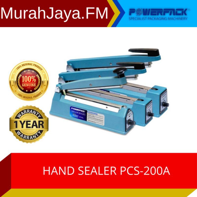 Jual POWERPACK Mesin Segel Plastik Hand Sealer PCS-200A | Shopee Indonesia