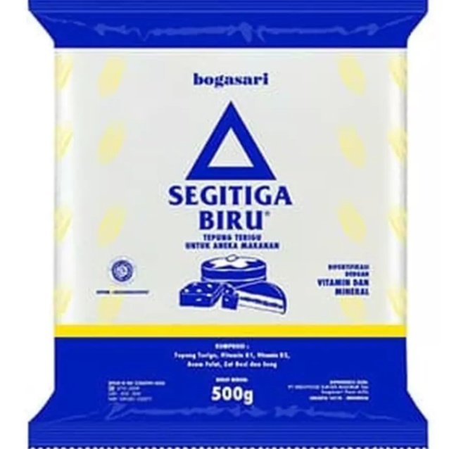 Jual SEGITIGA BIRU TEPUNG TERIGUPCK 500g | Shopee Indonesia