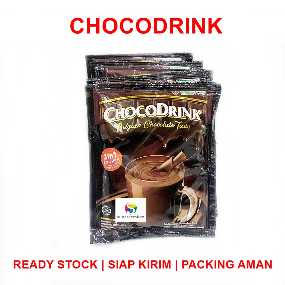 Jual Chocodrink Belgian Chocolate Taste Isi 10 Pcs Shopee Indonesia