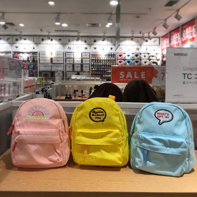 Miniso cheap mini backpack