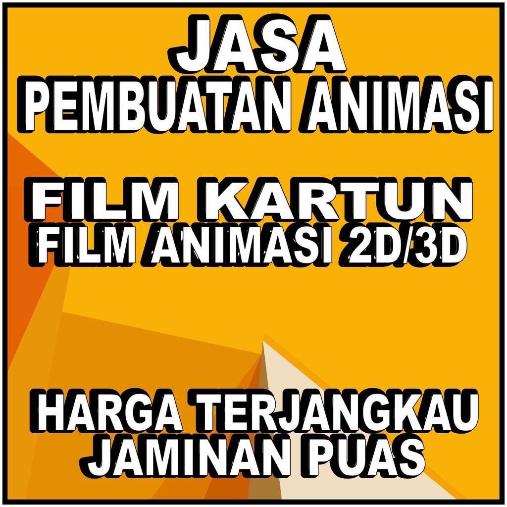 Jual JASA PEMBUATAN ANIMASI 2D 3D JASA PEMBUATAN FILM KARTUN JASA