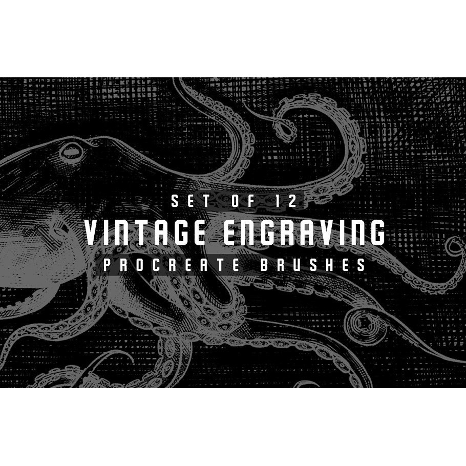 Jual Procreate Brush - Vintage Engraving Brushes | Shopee Indonesia