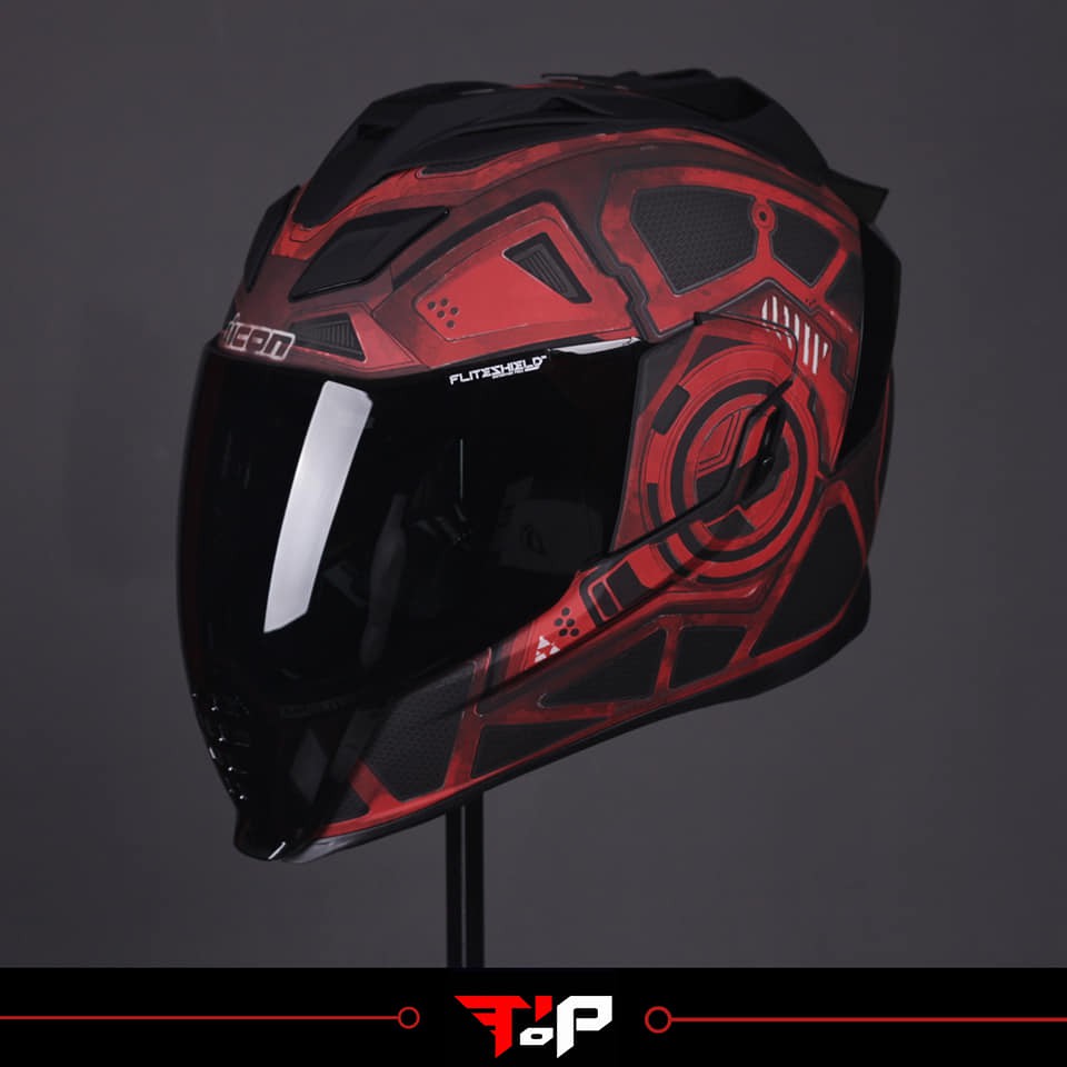 極美品】 icon AIRFLITE stealth 2XL ヘルメット（Jual ICON AIRFLITE 
