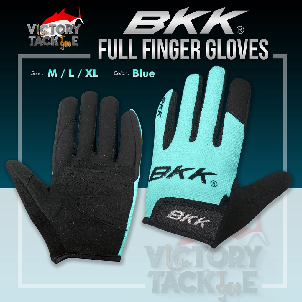 BKK Full - Fingered Gloves Guanti da Pesca 